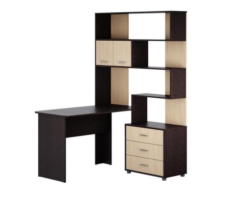 Уголок Школьника Паскаль №3 Разные Цвета (Д-1300 х В-1950 х Г-1300 мм)